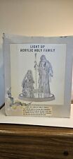 NIB Light Up Acrylic Holy Family Cracker Barrel Exclusive Religious Nativity  picture