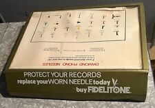 VINTAGE FIDELITONE LP RECORD PHONOGRAPH NEEDLE STORE COUNTER DISPLAY CABINET picture