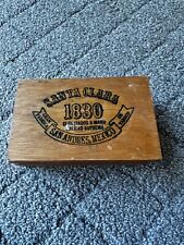 Empty 1830 Santa Cruz Wooden Cigar Box  picture