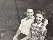 LC Photograph 1944 Cute Couple Beautiful Woman Pretty Lovely Handsome Man picture