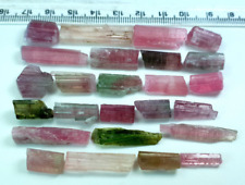 165Cts Beautiful Mix Colors Tourmaline Crystal Type Rough Grade Good Quality Lot picture