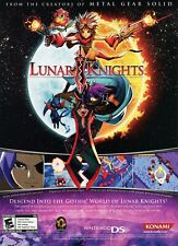 Lunar Knights DS Original 2007 Ad Authentic Nintendo Video Game Promo picture