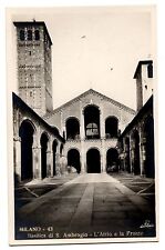 CPA Italy - MILANO - 43. Basilica of St. Ambrose - The Atrium and the Front picture