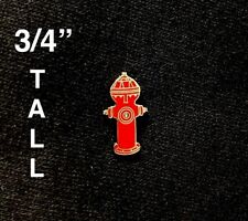 3/4-INCH FIRE HYDRANT HAT PIN LAPEL FIREFIGHTER picture