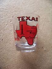 Texas state longhorn cowboy shotglass shot glass picture