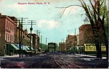 P30:  POSTCARD NY ~   C1910 GLASGOW STRET CLYDE GREAT SIGN picture