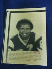 Wire Press Photo 1981 NFL Drew Hill #87 WR LA Rams rape investigation picture