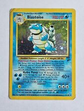 Blastoise 2/130 Base Set 2 Rare Holo Pokemon Card WOTC 2000 - Played picture