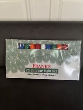 Franks Outdoor Light Set Set Of 25 Multicolor Christmas NOS picture