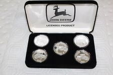 JD Series 5 John Deere 5 Coin Set MINT Condition .999 Fine Silver picture