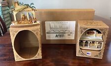 Cracker Barrel Ginger Cottages: Alpine Mantel Display/Nativity/Old Country Store picture