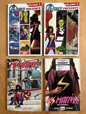 A-FORCE PRESENTS VOL. 2 & 3 MS. MARVEL GENERATION WHY - NM TPB LOT SHE-HULK picture