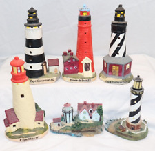 Lighthouse Figurines Lot of 6 Ceramic Knick Knacks 4