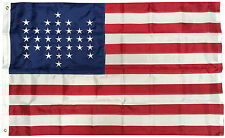 3x5 American 33 STAR Flag Fort Sumter EMBROIDERED NYLON Old Glory Spangled USA picture