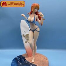 Anime One Piece Beach Surfing Bikini Swimsuit Nami Action Figure Statue Gift R picture