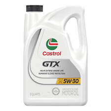 Castrol GTX 5W-30 Synthetic Blend Motor Oil, 5 Quarts 5W-30 Synthetic Oil USA picture