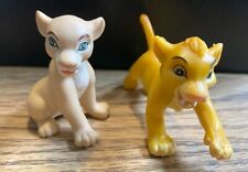 Vintage Disney Lion King Figure Young Simba  and Nala Cubs PVC Toys picture