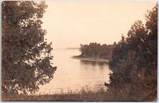 VINTAGE POSTCARD REAL PHOTO RPPC EAGLE CAMP AT SOUTH HERO VERMONT POSTED 1918 picture