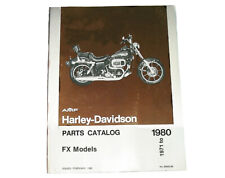 NOS OEM SPARE PARTS CATALOG Harley 1971 - 1980 FX Models 99455-80 Manual Book picture
