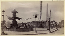 France, Paris, Universal Exhibition of 1878, Place de la Concorde, Panorama vi picture