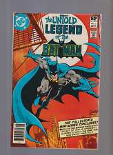 Untold Legends of the Batman #3 (1980) NEWSSTAND ICONIC COVER ORIGIN BATGIRL picture