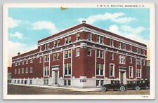 Aberdeen South Dakota YMCA Building White Border Postcard picture