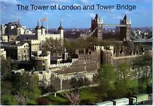 The Tower of London and the Tower Bridge London, England Postcard picture
