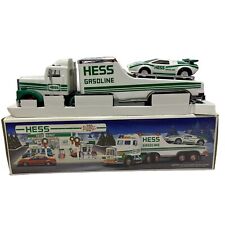 Hess 1991 Toy Truck & Racer w/ Original Box Tractor Trailer & Lamborghini picture