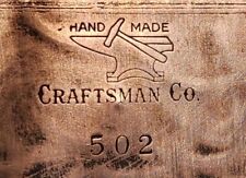 CRAFTSMAN STUDIOS Humidor Tobacco Cigar Copper Box Hand-Forged Signed Gentleman  picture