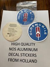 VINTAGE OLDSMOBILE CLASSIC CAR ALIMEX WEATHER PROOF ALUMINUM DECAL picture