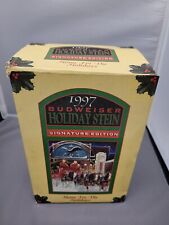 1997 BUDWEISER HOLIDAY STEIN Collector Series HOME FOR THE HOLIDAYS  picture