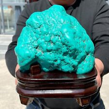 7.91lb Large Natural Blue Green Turquoise Green Crystal Gemstone Specimen picture