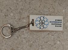 Vintage FIRST SOUTHDALE NATIONAL BANK Keychain Minneapolis MN NOW First Bank picture