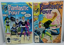 Vintage LOT of 2 Fantastic Four #285 & #295 (Marvel, 1985) 1st Ed 1st Print 🔥 picture