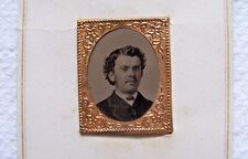 Antique Civil War Era A.C. TOWNSEND & CO. Tiny Framed CDV Portrait Photograph picture