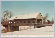 Bridge~East Pepperell Bridge Pepperell Massachusetts~Continental Postcard picture