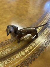 Vintage German JHR HUTSCHENREUTHER  Porcelain Of Dachshund Dog Small Chip To Leg picture