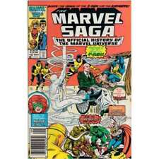 Marvel Saga #10 Newsstand in Fine minus condition. Marvel comics [a` picture