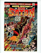Marvel Spotlight #12 Comic 1973 FN/VF 1st App and Origin Son of Satan picture