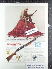 1957 ADVERTISING for Winchester model 12 shotgun picture