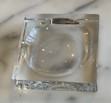 Baccarat Small SPARTE Crystal  Butter Pat / Open Salt/Ashtray  2.75