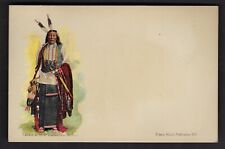 1900 NATIVE AMERICAN TSI-LORA GREATEST INDIAN WAR CHIEF#4 POSTCARD by Franz Huld picture