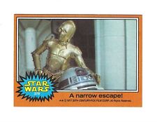 1977 Topps STAR WARS Series 5 Orange #278  A narrow escape (Please Read) picture