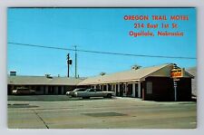 Ogallala NE-Nebraska, Oregon Trail Motel, Advertising, Vintage Souvenir Postcard picture