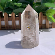 1.3LB Natural Garden Clear  Quartz Obelisk Phantom Crystal Point Healing G4049 picture