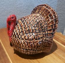 Vintage Ceramic Turkey Candy Dish Hand Painted picture