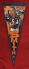 Vintage Wincraft Rod Smith 29 Inch Caricature Style Pennant Denver Broncos picture