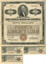 $50 4th Liberty Loan Bond - 1918 U.S. Treasury Bond - U. S. Treasury Bonds, etc. picture