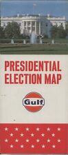 1964 Gulf Oil & Gasoline Presidential Election Map  Unusual  Electoral States picture