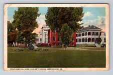 Fort Monroe VA- Virginia, Army Hospital, Antique, Vintage Souvenir Postcard picture